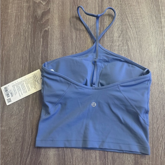 New with tags lululemon Align T-Strap Tank Top
Light Support, size 4. Oasis Blue - Picture 9 of 11